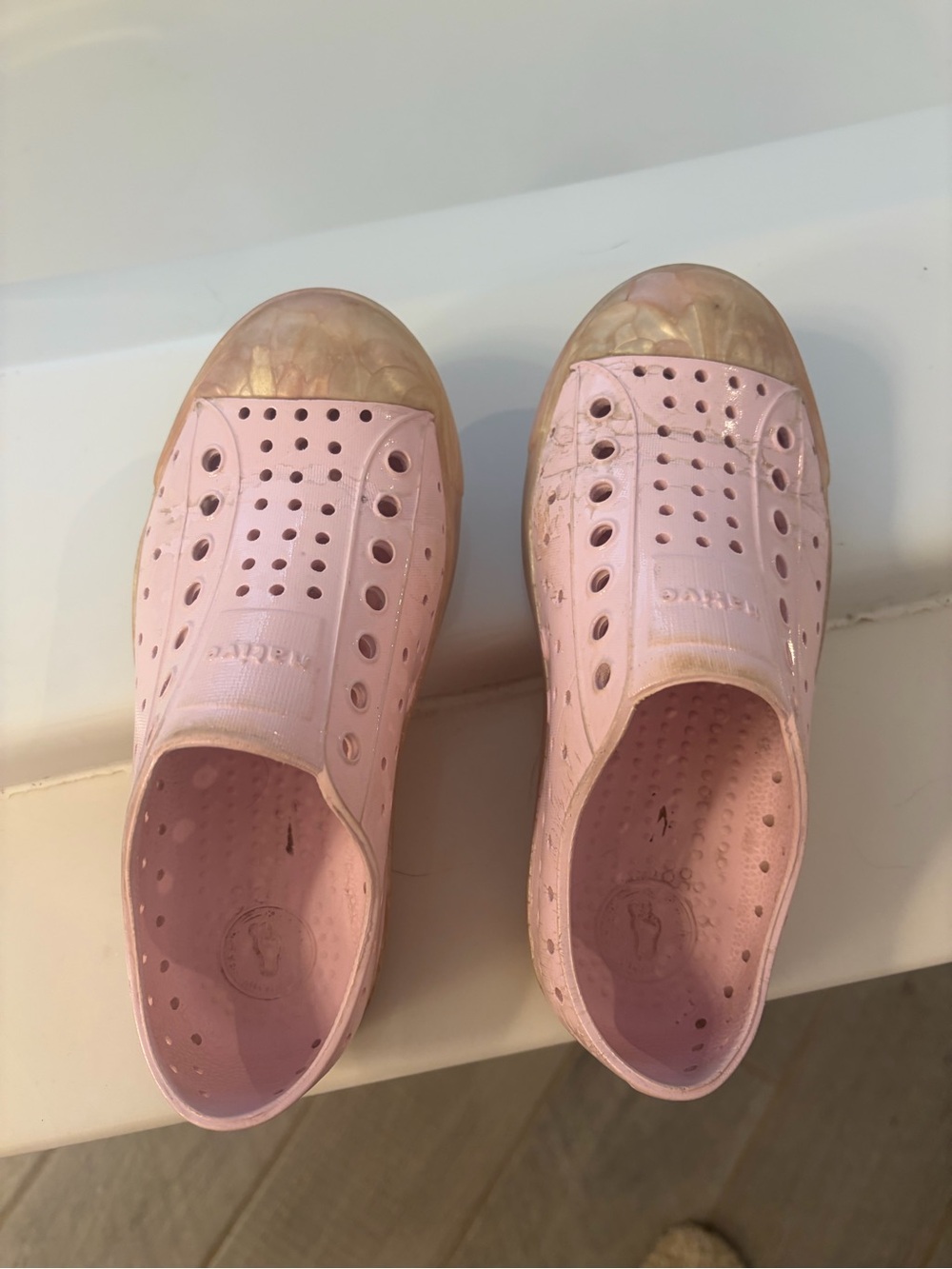 Native Pink Slip-On Perforated Casual Shoes
